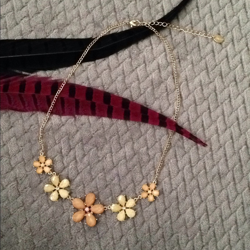 Gold Floral Necklace